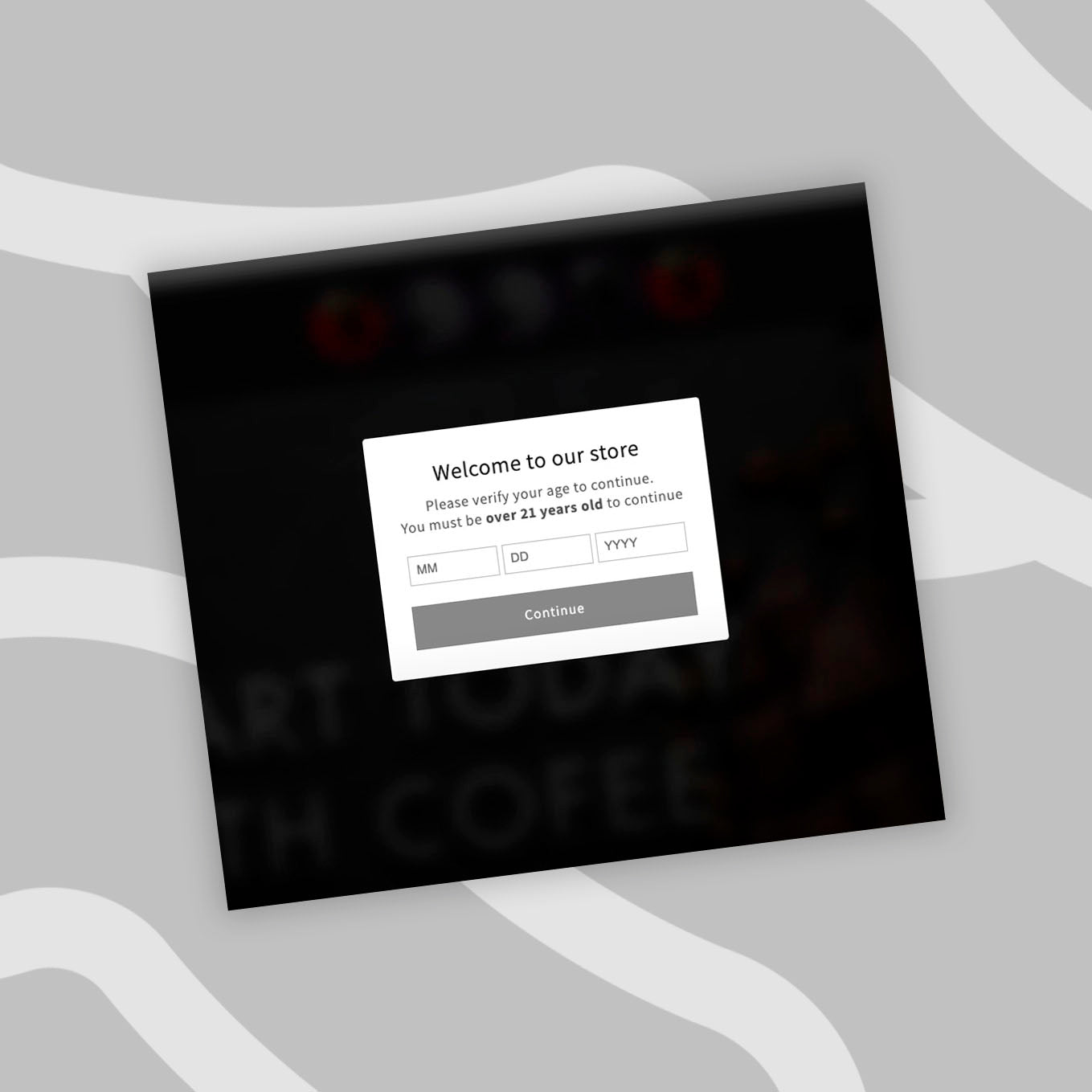 Comprobación de verificación de edad