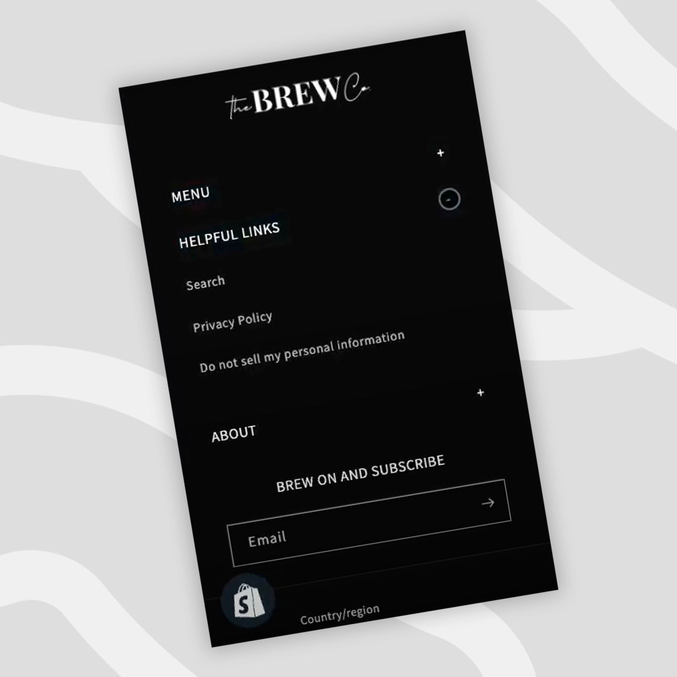 Pie de página de acordeón