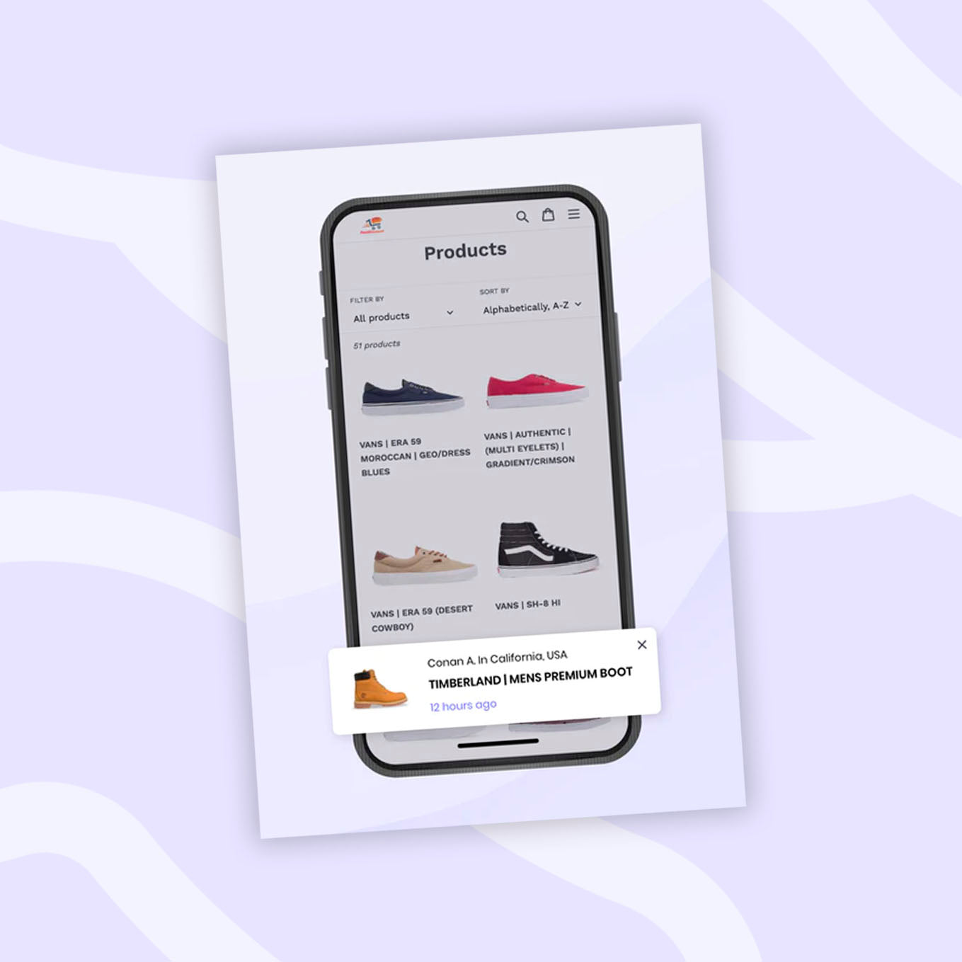 Ventana emergente de ventas