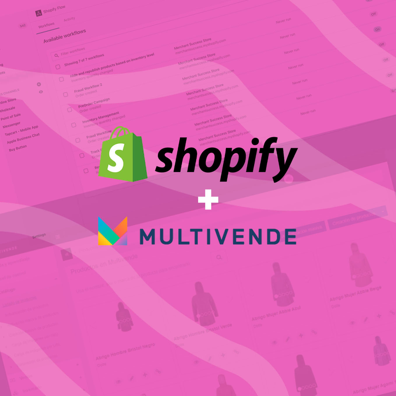 Conexión Plataforma Marketplaces Multivende - Shopify